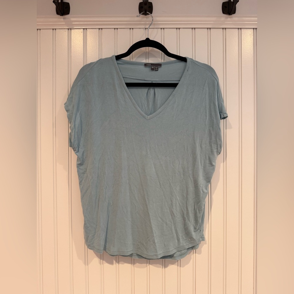 Vince Green and Blue Dolman Sleeve Relaxed T-Shirt